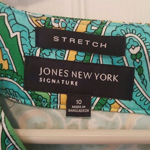 Jones New York Signature Paisley Print Dress - Picture 4 of 4